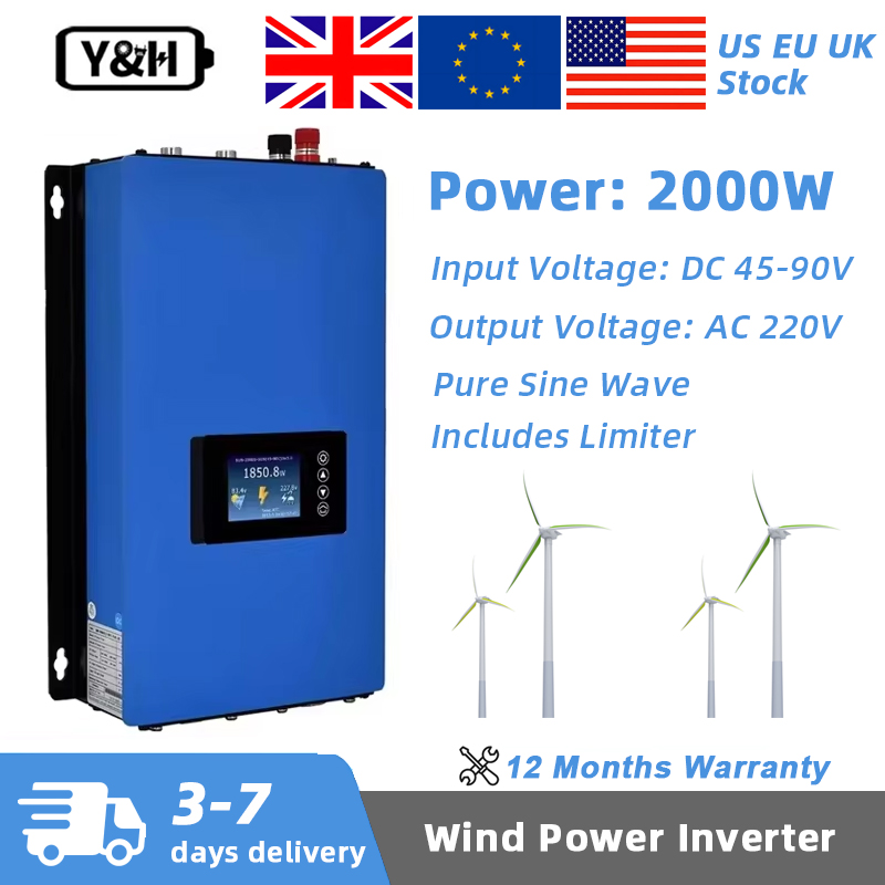 Grid Tie Inverter Limiter 2000W - Inversor de Energia Eólica Y&H 2000W
