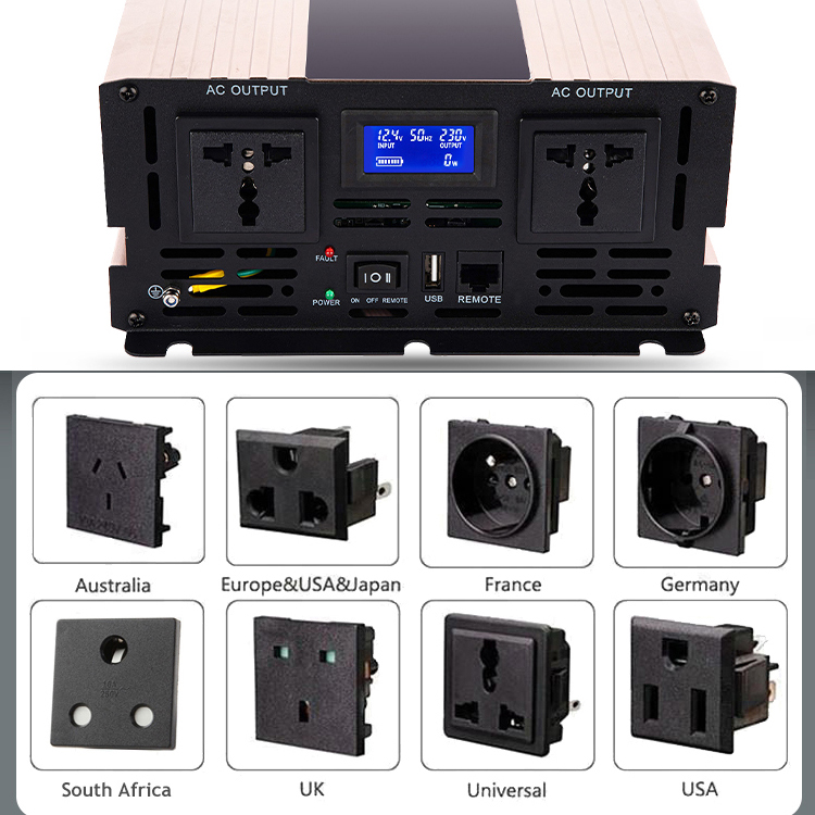 Inversores de Potência Intelig - Inverter Pure Sine Wave 60Hz 120V 3000W avaliação e preço