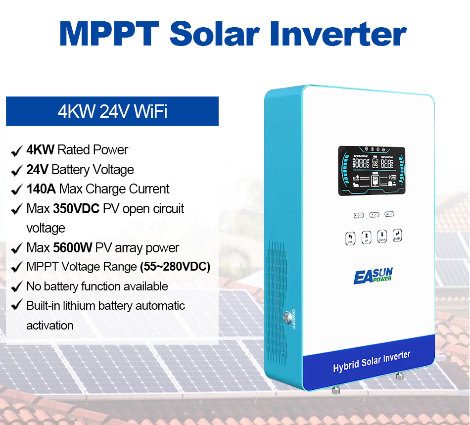 Inversor Solar Off Grid EASUN  - Grid Tie Inverter Limiter 2000W avaliação e preço