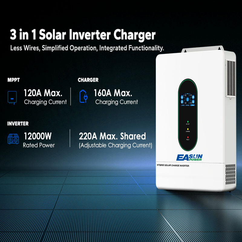 Inversor solar bifásico EASUN  - Grid Tie Inverter Limiter 2000W avaliação e preço