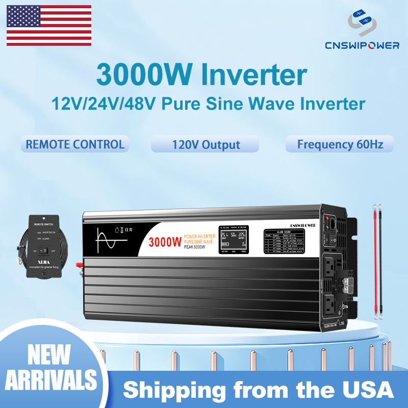 Inversor de Onda Senoidal Pura - Inverter Pure Sine Wave 60Hz 120V 3000W avaliação e preço