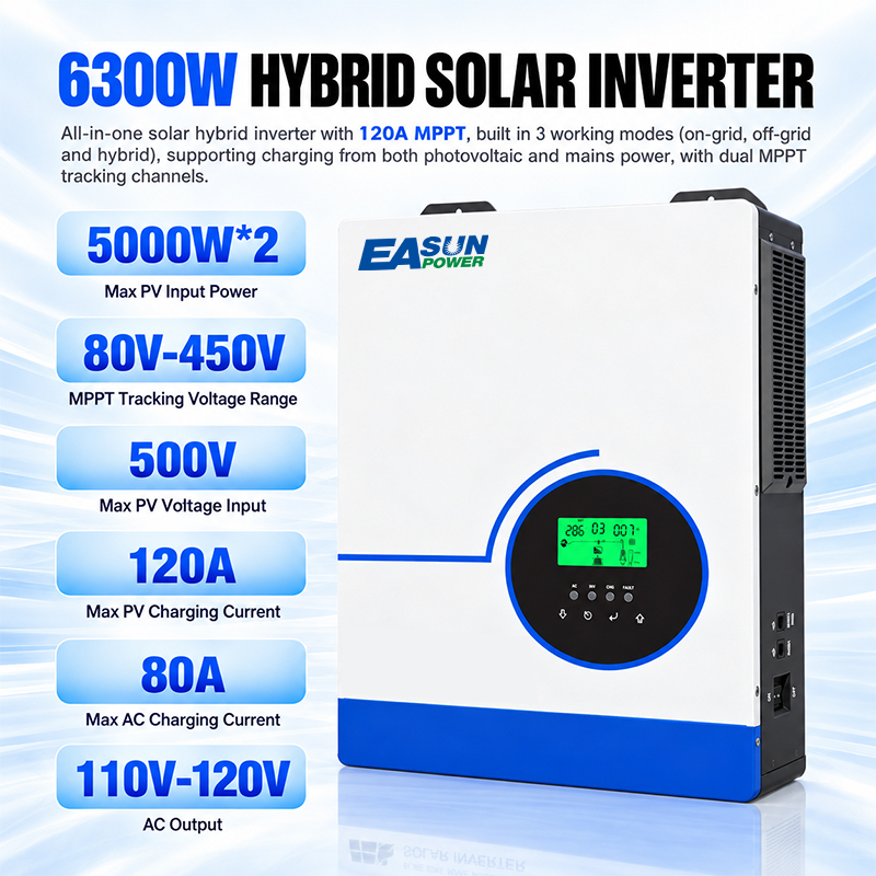 EASUN POWER Inversor Solar Híb - Grid Tie Inverter Limiter 2000W avaliação e preço